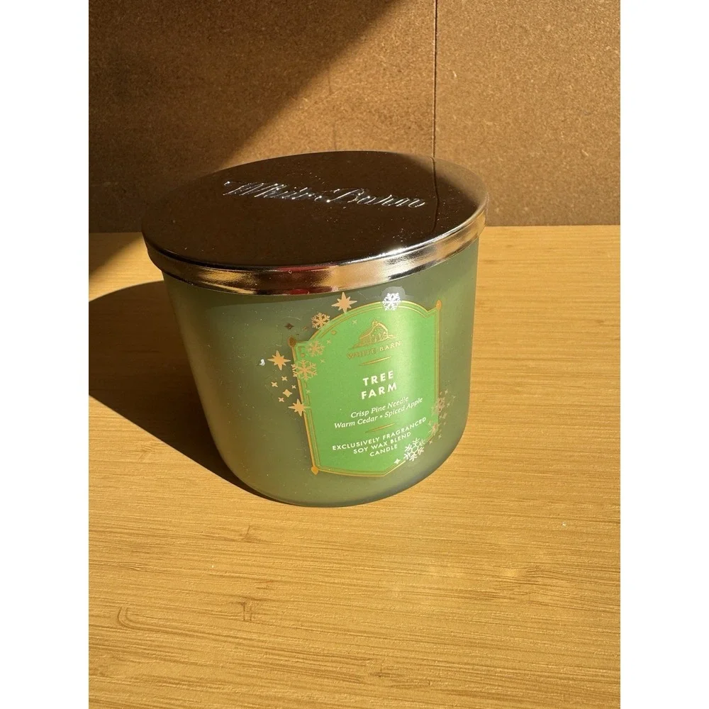 Bath & Body Works Tree Farm Candle 3 Wick 14.5 oz Large Christmas‎ NEW